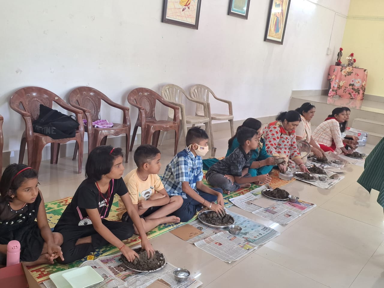 Eco-Friendly Ganesha Idol Making