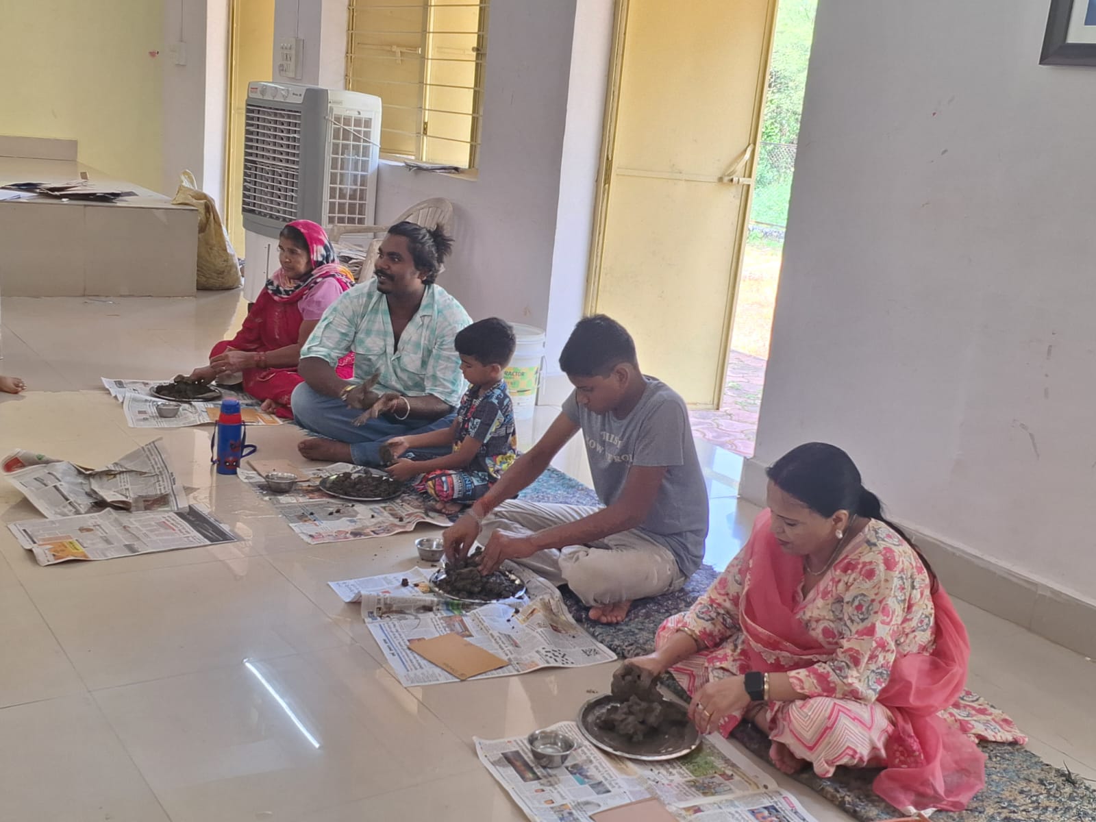 Eco-Friendly Ganesha Idol Making